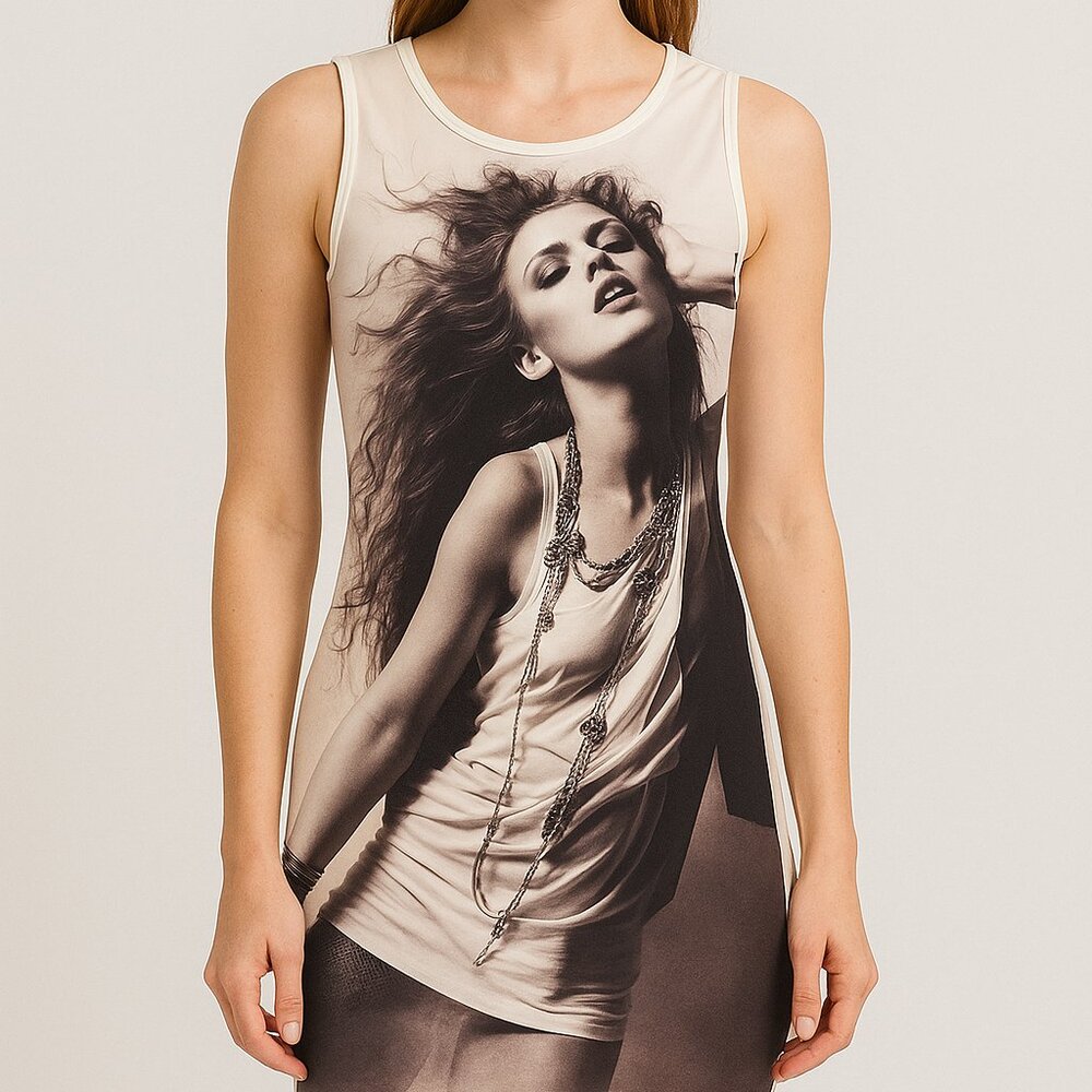 RCC Fashion Graphic Bodycon Dress‎